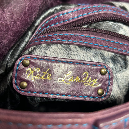 Kate Landry purple leather purse