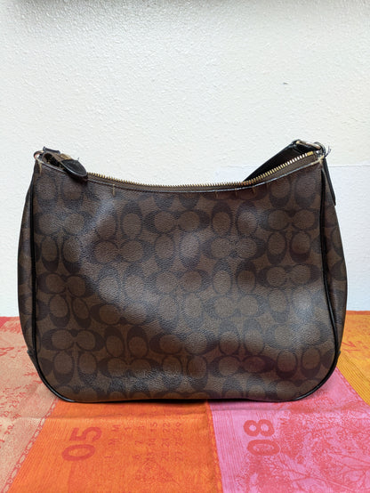 Coach Signature Canvas Hobo
