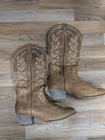 Ariat Desert Holly Leather Cowboy Boots