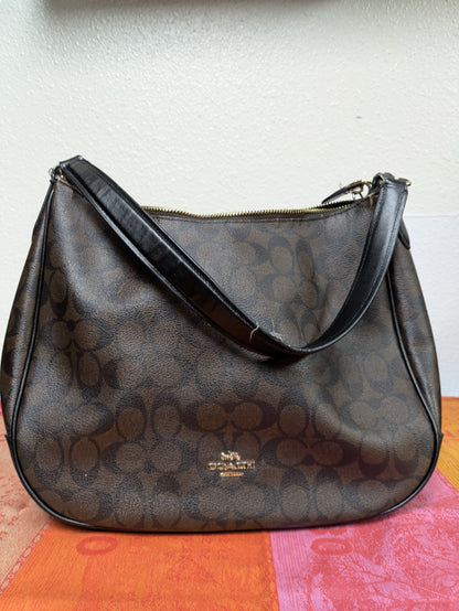 Coach Signature Canvas Hobo