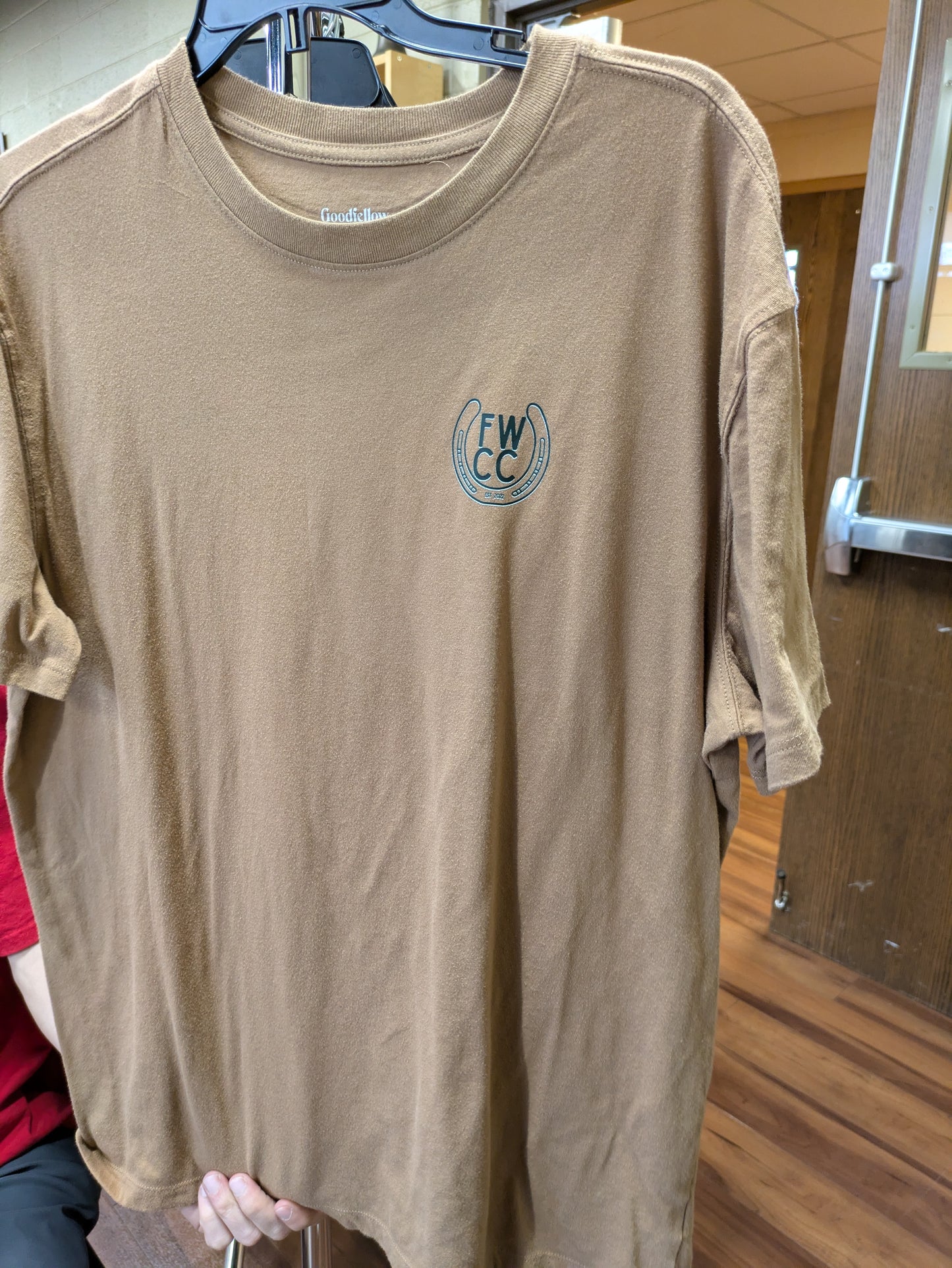 FWCC MERCH: Men's Light Brown Large