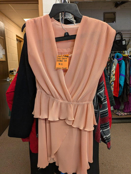 1960's Vintage Joan Leslie Chiffon top&skirt