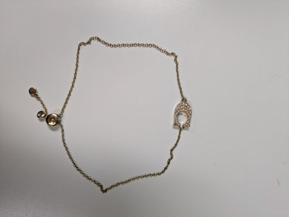 Coach signature Pavè slider bracelet