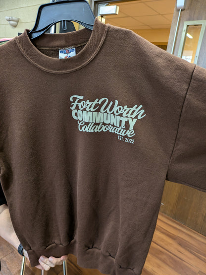FWCC MERCH: Men's Brown Sweatshirt Large
