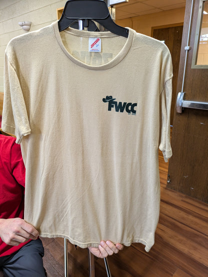 FWCC MERCH: Men's Tan Large