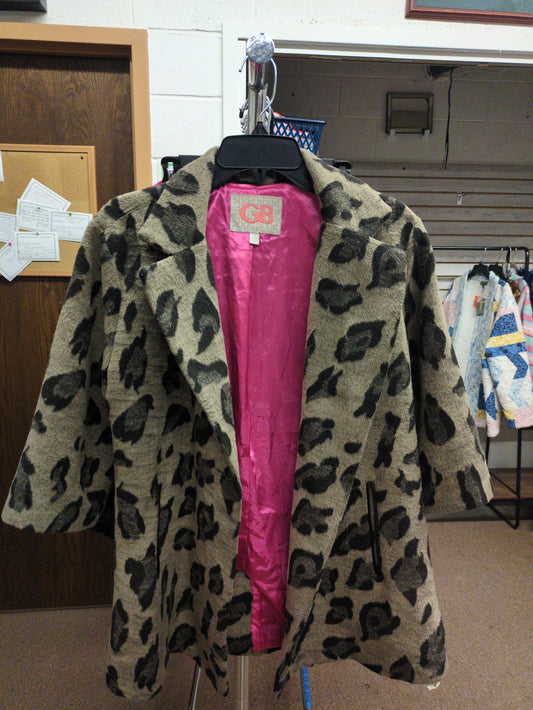 Gianni Bini Leopard Blazer Sz M