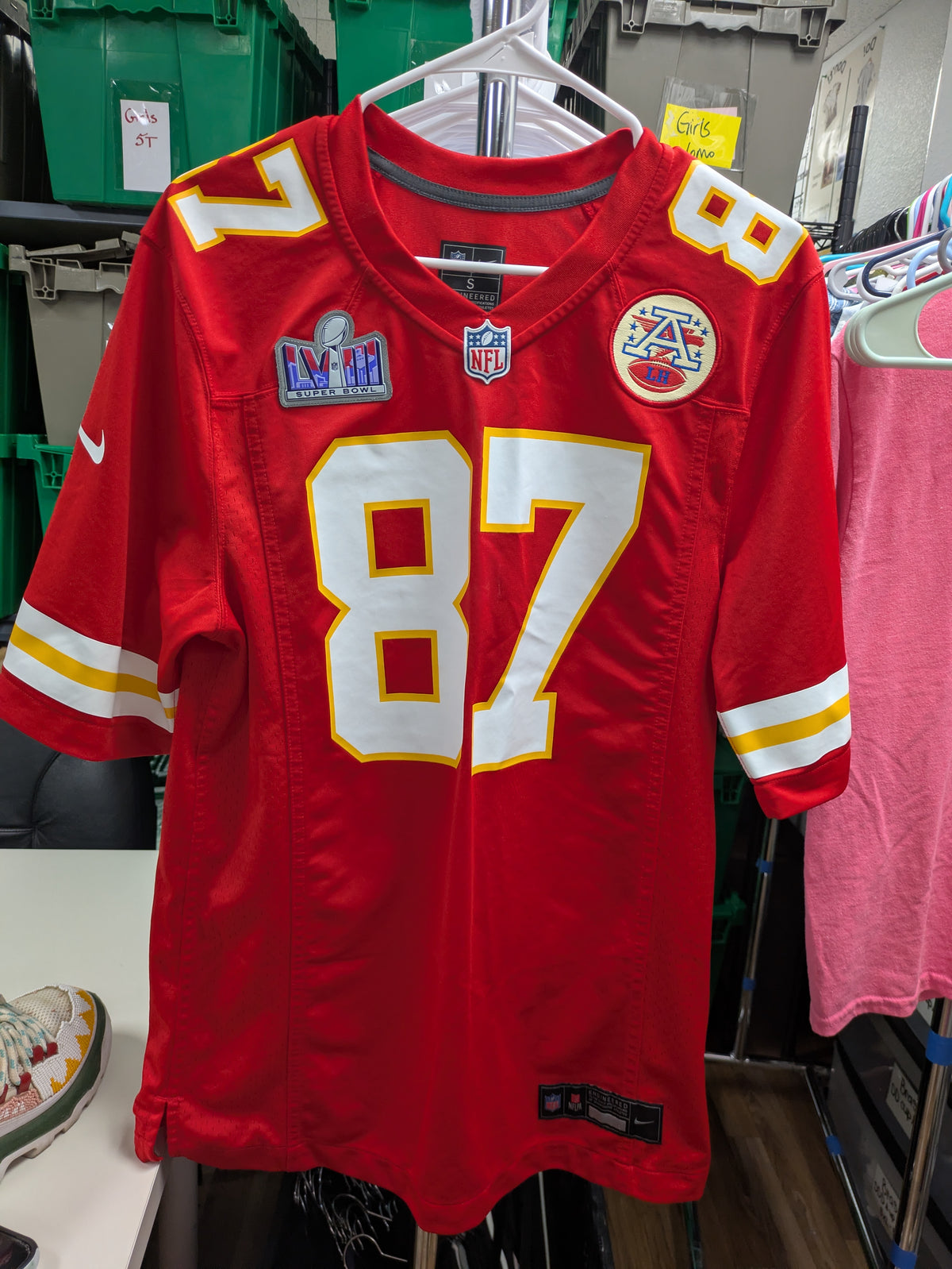Super Bowl Kansas City Chiefs Nike Jersey #87 Kelce
