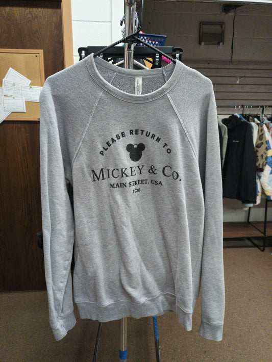 Mickey Sweatshirt Sz L